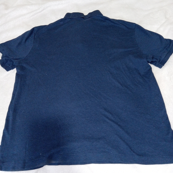 Ralph Lauren Polo Shirt Mens L Blue Flesh Pony Classic Fit Preppy Golf - Picture 8 of 11